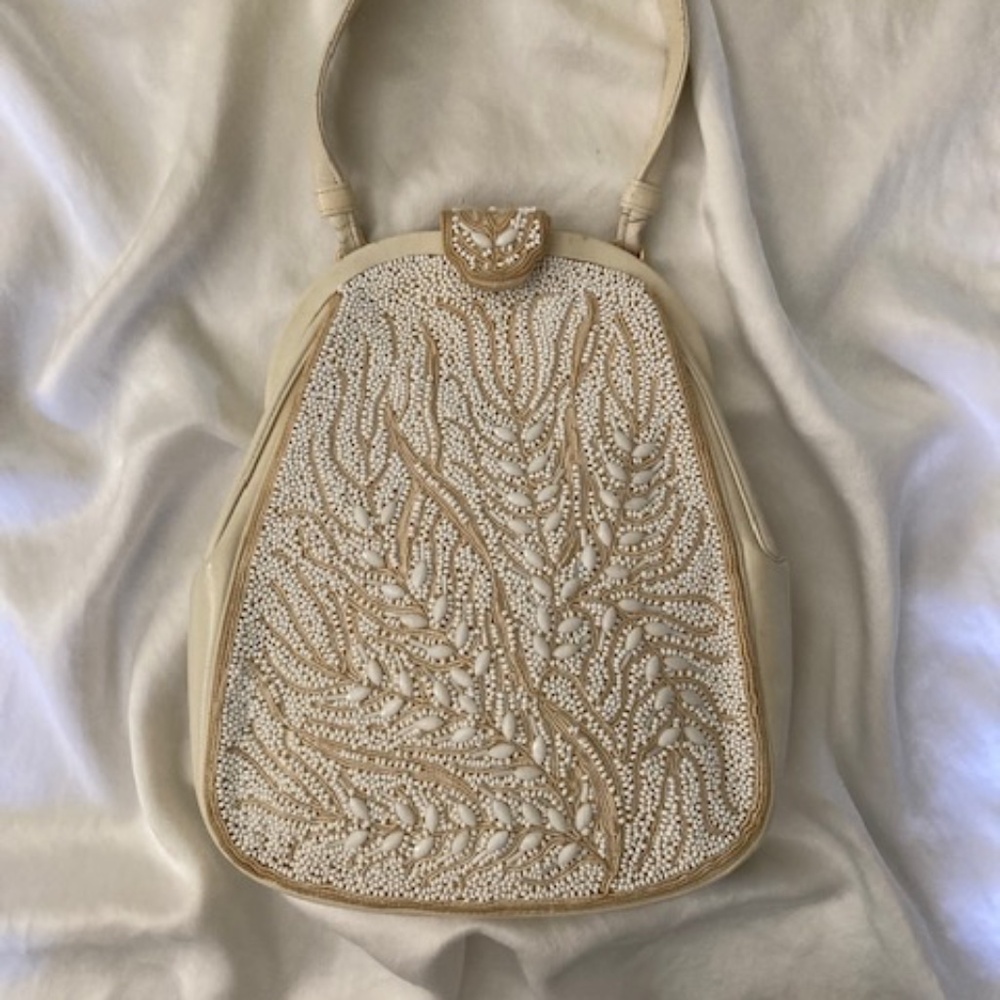 1940's Nettie Rosenstein Beaded Purse, Bergdorf Goodman